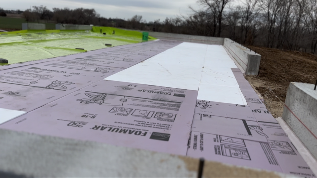 2” under slab rigid insulation.